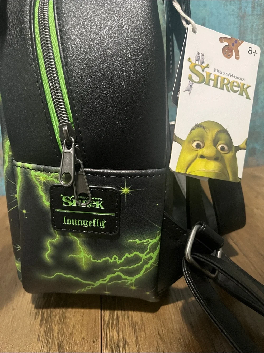 Loungefly Black and Green Shrek 